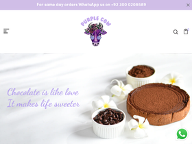 purplecowpk.com homepage screenshot