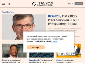 'pharmaboardroom.com' screenshot