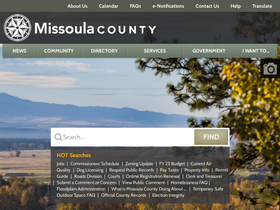 'missoulacounty.us' screenshot