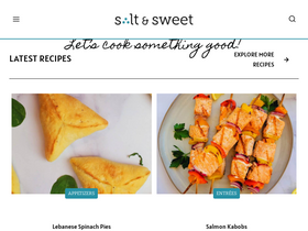 'thesaltandsweet.com' screenshot