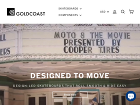skategoldcoast.com homepage screenshot
