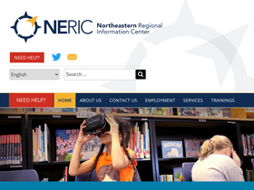 'neric.org' screenshot