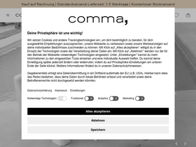 'comma-store.de' screenshot