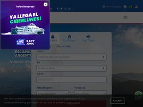 'coloniaexpress.com' screenshot