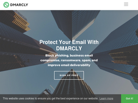 'dmarcly.com' screenshot