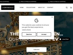 Liorandcle homepage screenshot