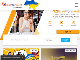 'ticketforevent.com' screenshot
