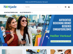 Nettjade homepage screenshot