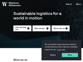 'walleniuswilhelmsen.com' screenshot