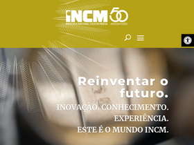 'incm.pt' screenshot