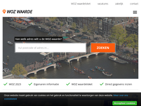 'woz-waarde.nl' screenshot