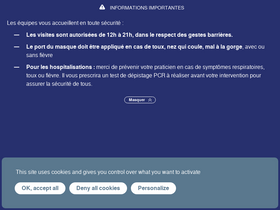 'clinique-pasteur.com' screenshot