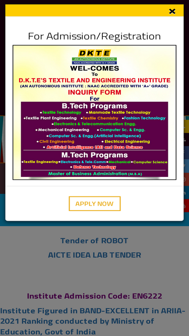 dkte.ac.in
