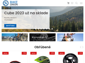 'bikeunion.sk' screenshot