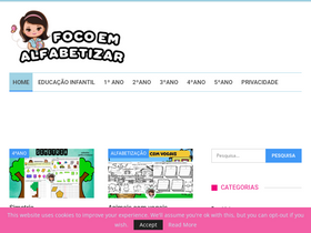 'focoemalfabetizar.com.br' screenshot