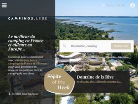 'campingsluxe.fr' screenshot