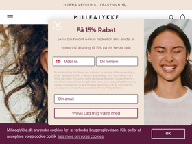Milleoglykke homepage screenshot