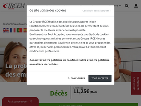 'ircem.com' screenshot