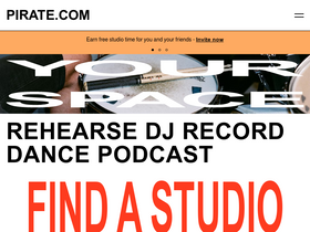 'pirate.com' screenshot