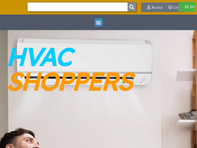 'hvacshoppers.com' screenshot