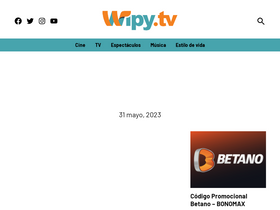 'wipy.tv' screenshot