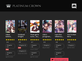 'platinumscans.com' screenshot