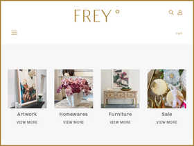 frey.net.au homepage screenshot