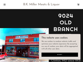 'bkmillers.com' screenshot