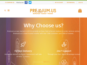 'premium.us' screenshot