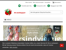 'bergfuchs.at' screenshot