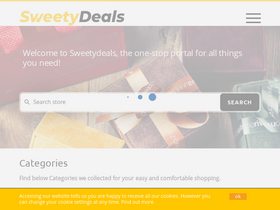 'sweetydeals.com' screenshot