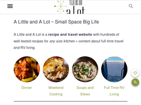 'alittleandalot.com' screenshot