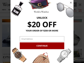 'worldofwatches.com' screenshot