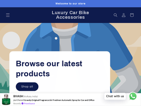 carbikesaccessories.com homepage screenshot