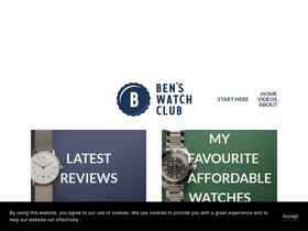 'benswatchclub.com' screenshot
