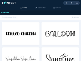 'fontget.com' screenshot