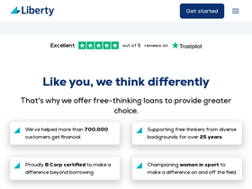 'liberty.com.au' screenshot