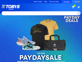 'tobys.com' screenshot