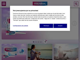 'micralax.es' screenshot