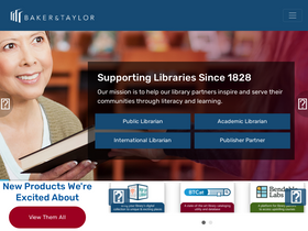 'baker-taylor.com' screenshot