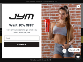 'jymsupplementscience.com' screenshot