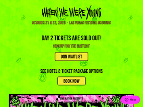 'whenwewereyoungfestival.com' screenshot