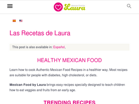 'lasrecetasdelaura.com' screenshot