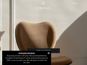UMAGE homepage screenshot