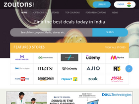 'zoutons.com' screenshot