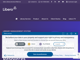'libero.com.au' screenshot