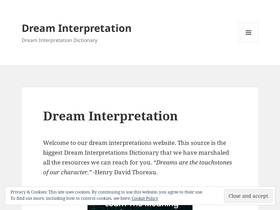 'dreaminterpretation.co' screenshot