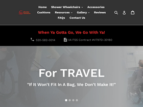 Go Mobility homepage screenshot