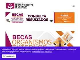 'becasycredito.gob.mx' screenshot