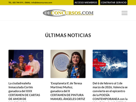 'deconcursos.com' screenshot